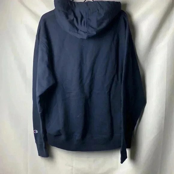 CHAMPION MENS LARGE HOODED PULLOVER SWEATSHIRT DRAWSTRING POCKETS USA DESIGN - Picture 12 of 12